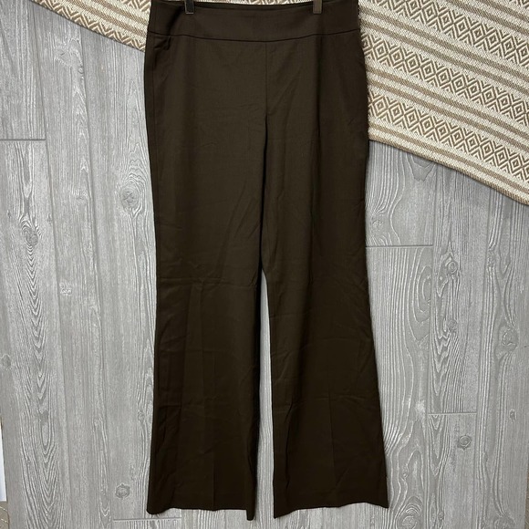Lafayette 148 New York Wool Blend Stretch Ankle Waverly Trouser Pants Size 8 - Picture 2 of 12